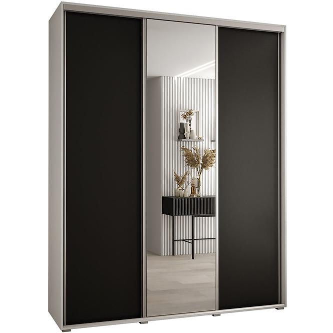 Schrank 45 Canaris 3 200 weiß/schwarz/silver