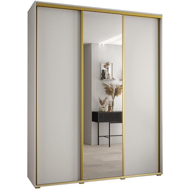 Schrank 45 Canaris 3 200 weiß/gold