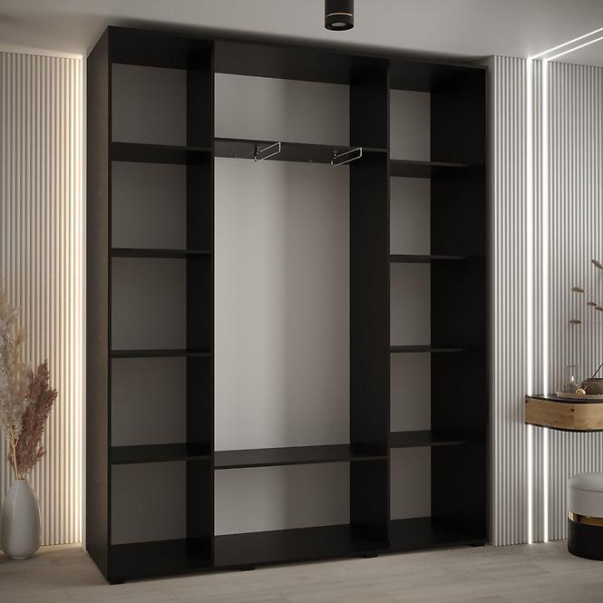 Schrank 45 Canaris 3 200 schwarz/gold