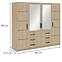 Schrank Bali 240 sonoma / spiegel,2