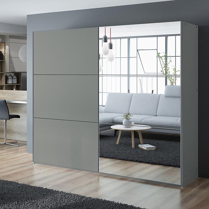 Schrank Vigo 250 platinum / spiegel