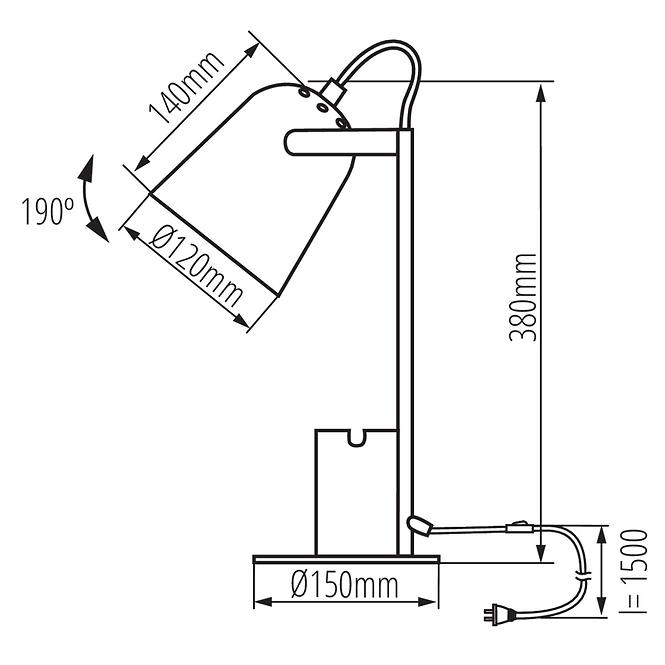 Lampe RAIBO 36283 E27 Y 