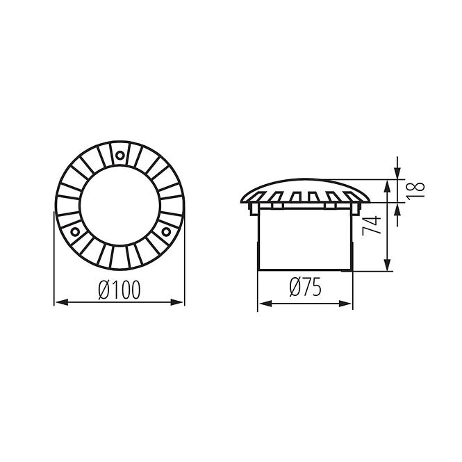 Lampe ROGER 7280 DL-LED12 IP66