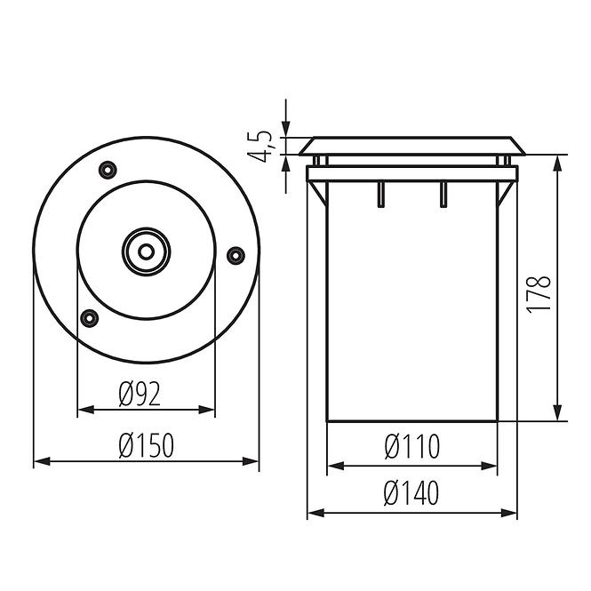 Lampe XARD 7195 DL-40 IP67 E27