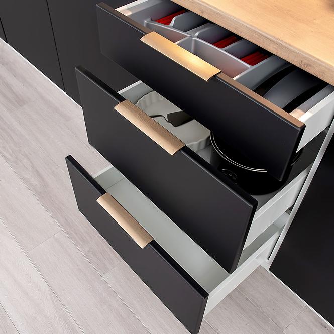 Küchenschrank Denis D60 caffee matte/weiß