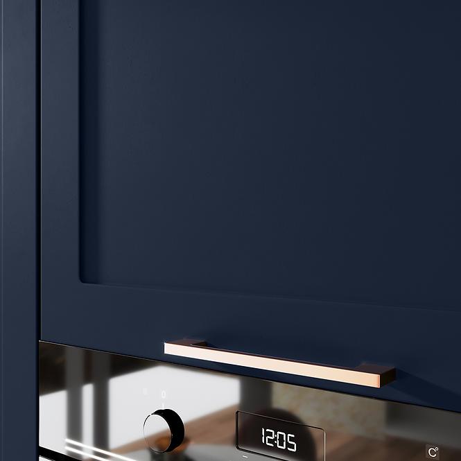 Küchenschrank Adele W60 marineblau matte/weiß