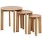 Couchtisch-Set Matt Blue Oak 