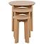 Couchtisch-Set Matt Blue Oak ,5