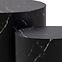 Couchtisch-Set Suzan Black Marble ,4