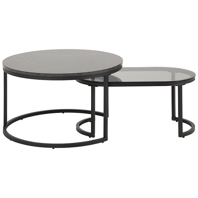 Couchtisch black marble 89485