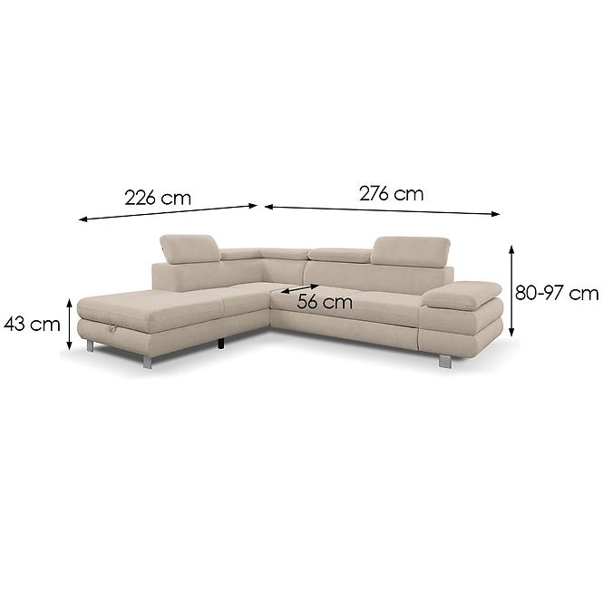 Ecksofa Conti L Curio 11