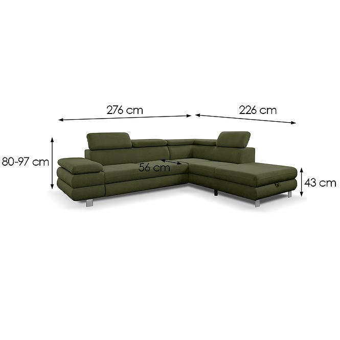 Ecksofa Conti P Curio 39