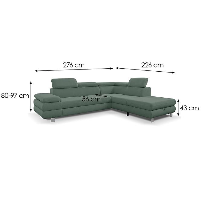 Ecksofa Conti P Curio 37