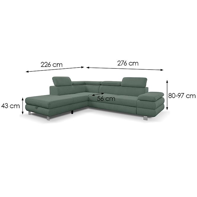 Ecksofa Conti L Curio 37