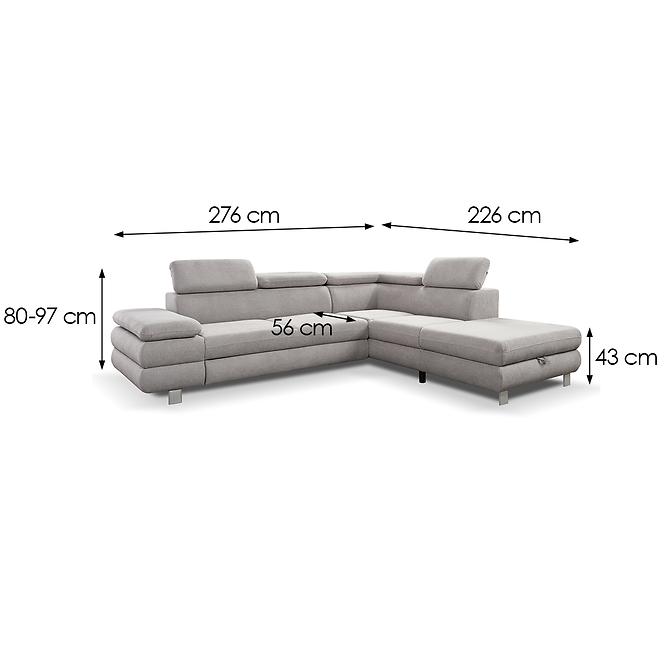 Ecksofa Conti P Curio 83