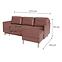 Ecksofa Tivo Cloud 63,4