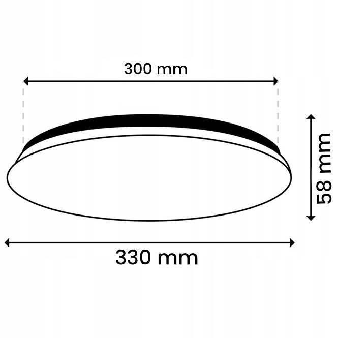 Lampe Notus 18W 0114 LED Sensor PL1