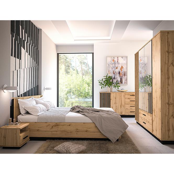 Schrank Lamelo LA18 Eiche Wotan