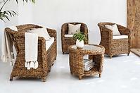 Gartengarnitur aus Rattan Maribel