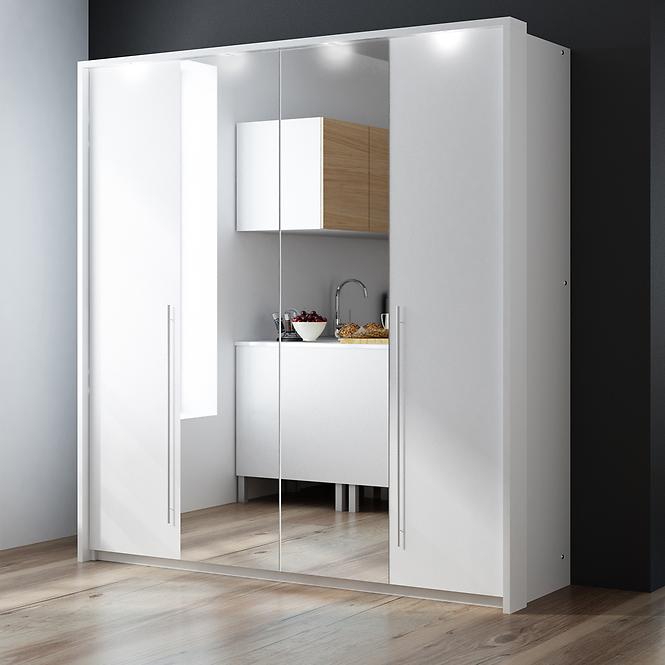 Schrank Brema 210 Weiß