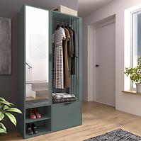 Garderobe Milo Stone Green