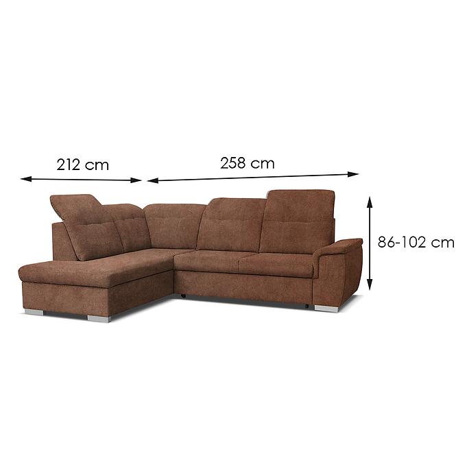 Ecksofa Nero L Zetta 295