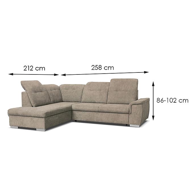 Ecksofa Nero L Zetta 292 