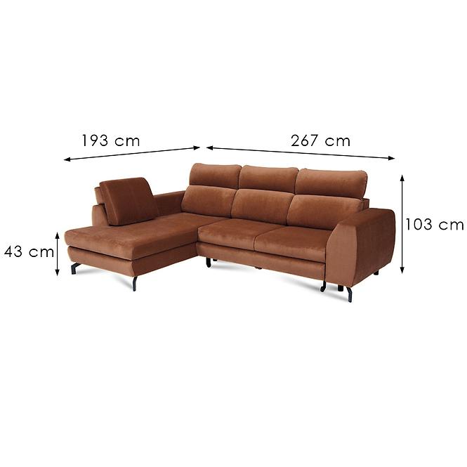 Ecksofa Margo P Zetta 295 