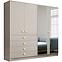 Schrank Bogota 200 Cashmire+Griff Gold