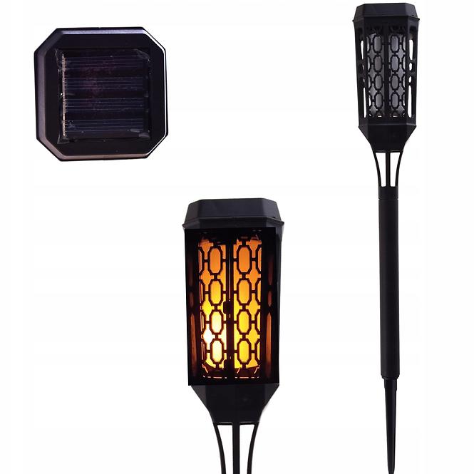 Solarlampe 46810 Flame azur Black