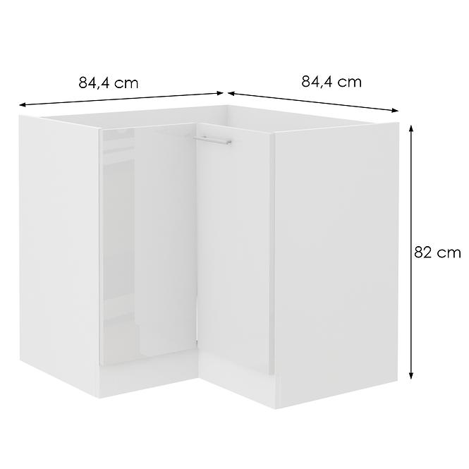 Küchenzeile Lara WEISS 90x90 Nd 2f Bb