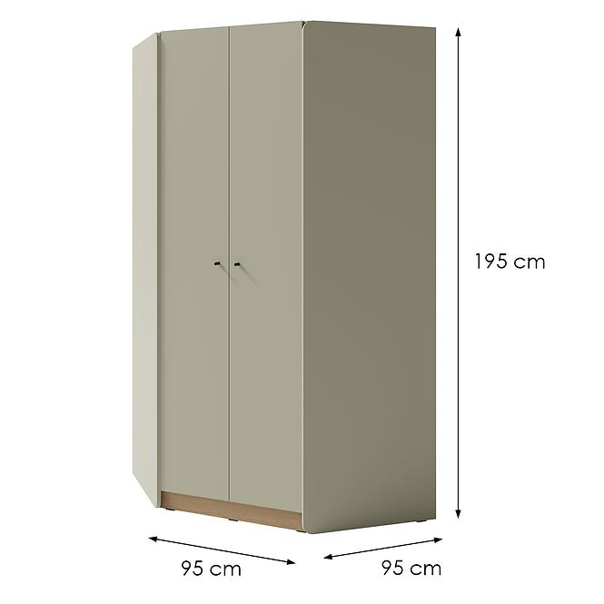 Schrank Alessio AE2 2D Eukalyptus V/Eiche Balti