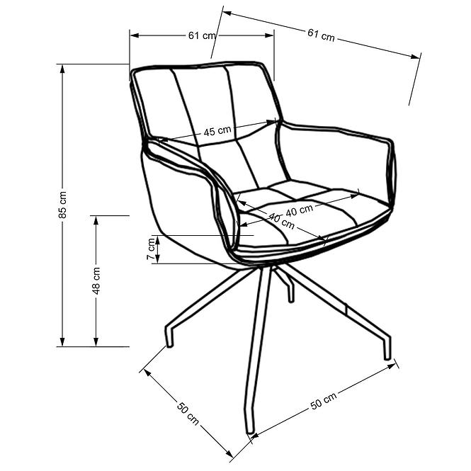 Stuhl K523 Aschgrau