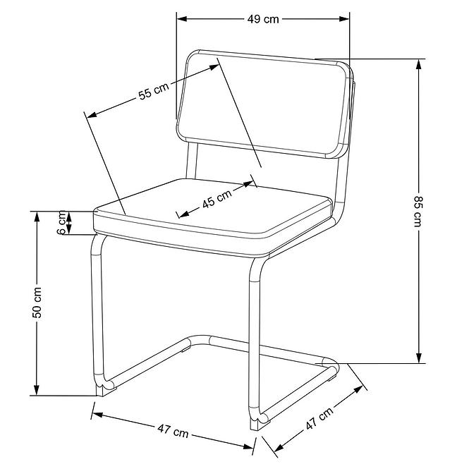 Stuhl K510 Dunkel Grün