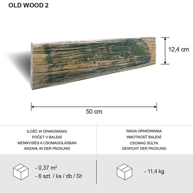 Betonstein Old Wood Dark Pack=0,36 m2
