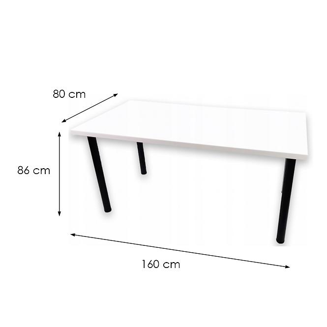 Gaming-Schreibtisch Top Weiß 160x80x3.6 Modell 0