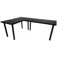 Gaming-Schreibtisch Ecke Low Schwarz 180x120x1.8 Modell 0