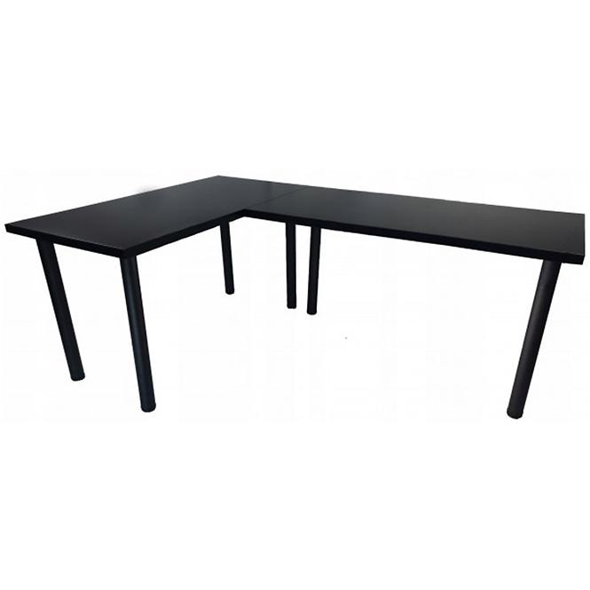 Gaming-Schreibtisch Ecke Low Schwarz 180x120x2.8 Modell 0