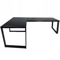 Gaming-Schreibtisch Ecke Loft Low Schwarz 240x160x3.6 Modell 0