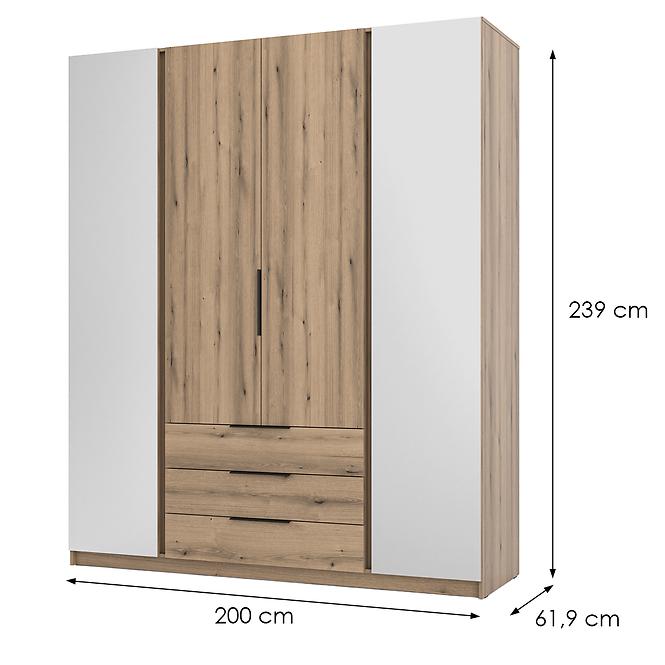 Schrank Kaja EV/EV 2 Spiegel 2F 3S