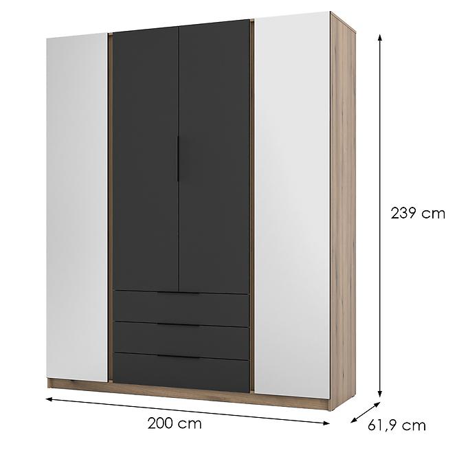 Schrank Kaja EV/BL 2 Spiegel 2F 3S