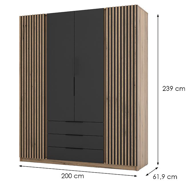 Schrank Kaja EV/BL-EV 2 LAM 2F 3S