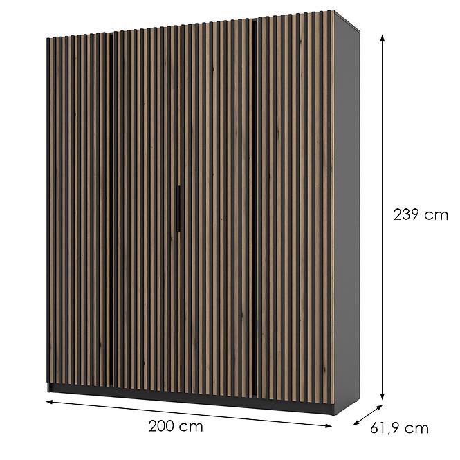 Schrank Kaja BL/EV-BL 4LAM