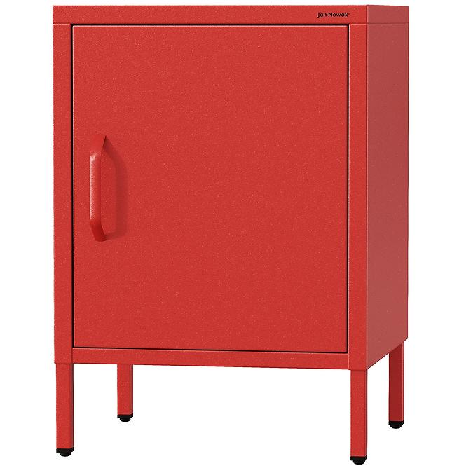 Nachttisch aus Metall Mia Modern Red