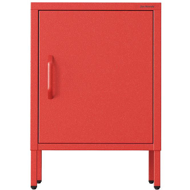 Nachttisch aus Metall Mia Modern Red