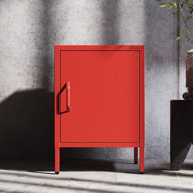 Nachttisch aus Metall Mia Modern Red