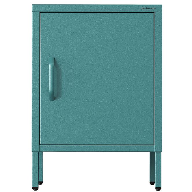 Nachttisch aus Metall Mia Modern Sea Green