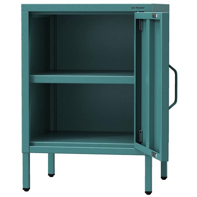 Nachttisch aus Metall Mia Modern Sea Green