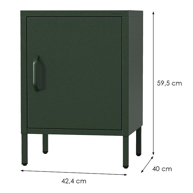 Nachttisch aus Metall Mia Modern Bottle Green