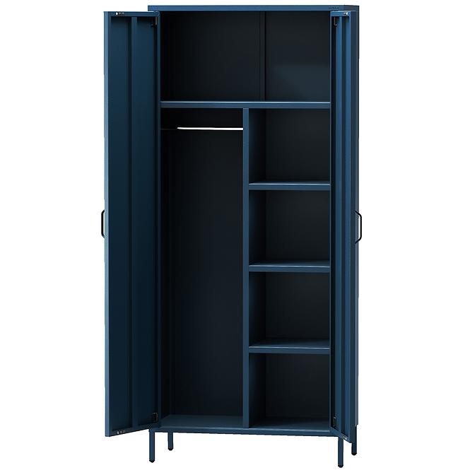 Schrank aus Metall Flavio Modern Dark Blue